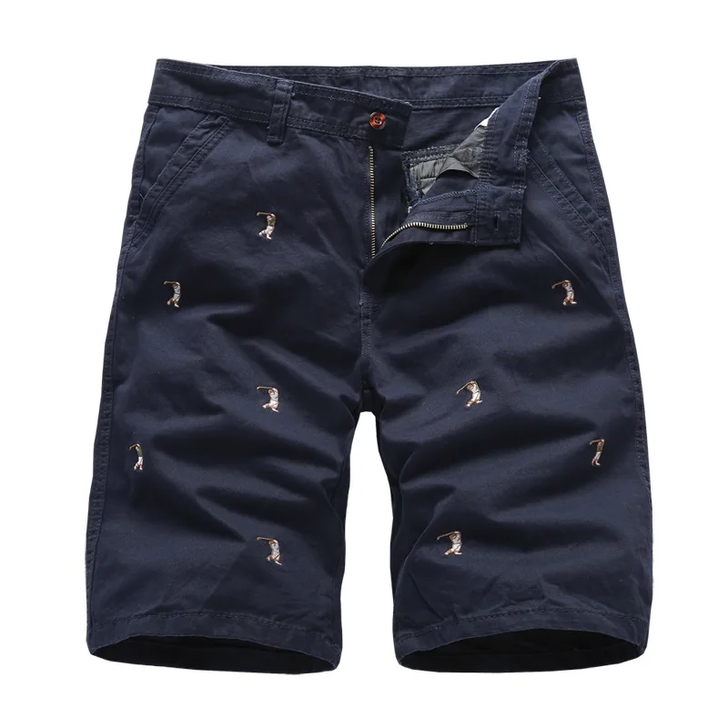 Maxulla мужские короткие летние хлопковые пляжные шорты с вышивкой бермуды шорты мужские шорты большие размеры 5 видов цветов Mla050