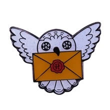 Брошь Hedwig с блестками в виде совы|Броши|