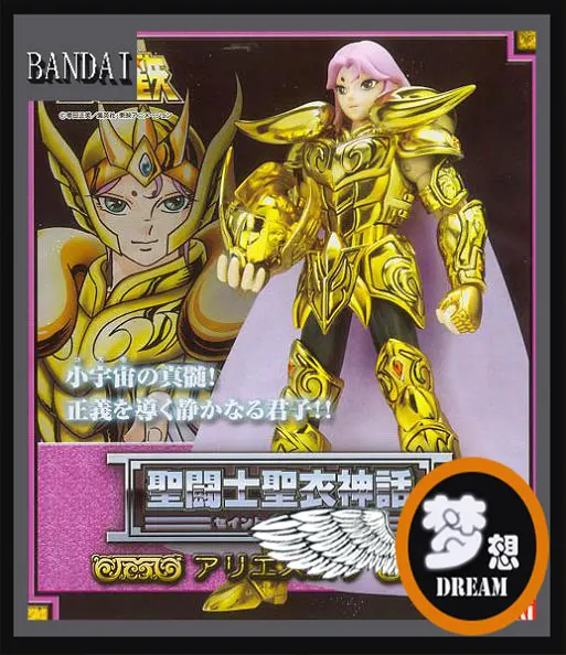 Здесь продается  Bandai Japanese version Saint Seiya 1.0 gold saint of Aries Mu old version gold metal  Игрушки и Хобби