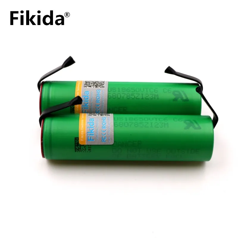 

original vtc6 3.7 V 3000 MAH 18650 Li ion 30A discharge for Sony vtc6 tools and cigarrillo DIY records of nickel batteries