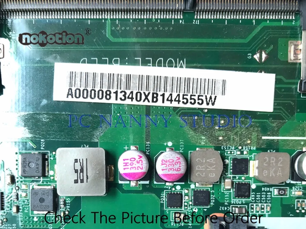 Материнская плата PANANNY для ноутбука Toshiba Satellite L750D материнская A000081340 DABLEDMB8E0 EM450 DDR3