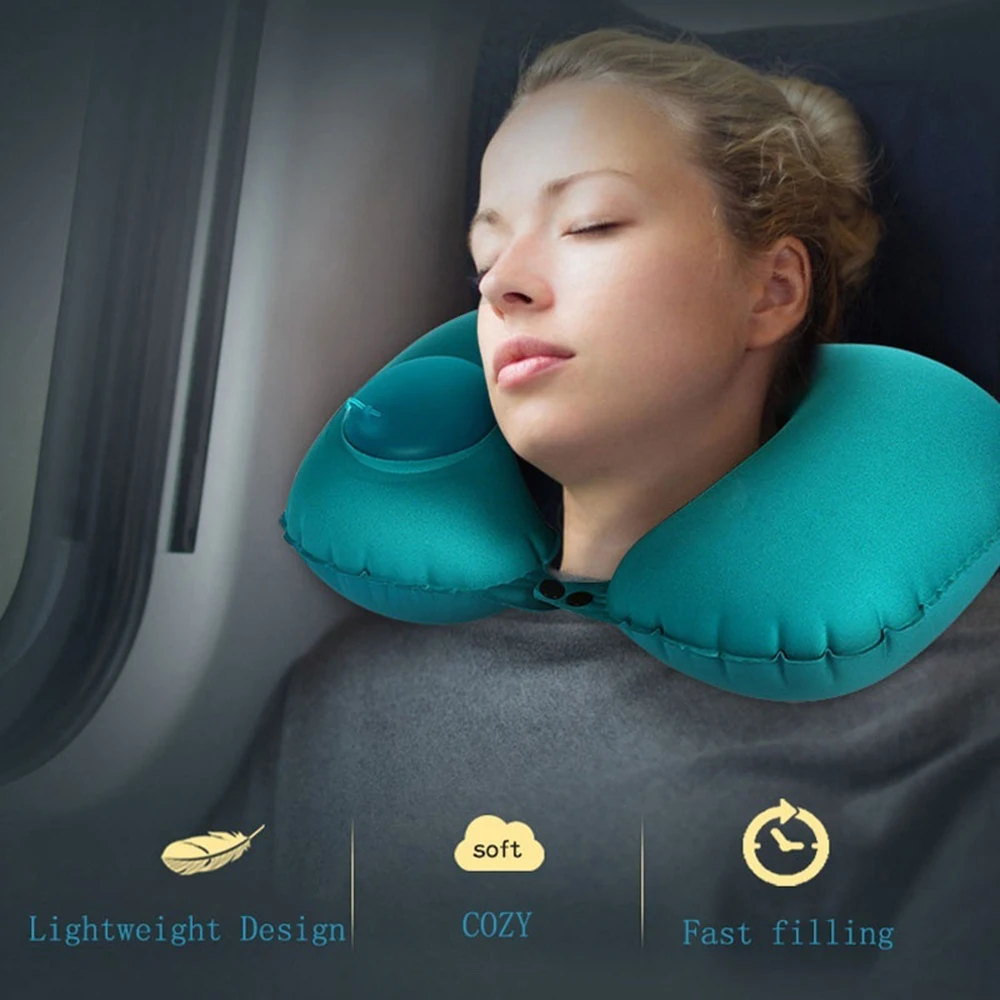 Подушка на подголовник автомобиля u-образная надувная подушка для путешествий подушка на шею Автомобильная воздушная надувная подушка для девочек и мальчиков автомобильные аксессуары