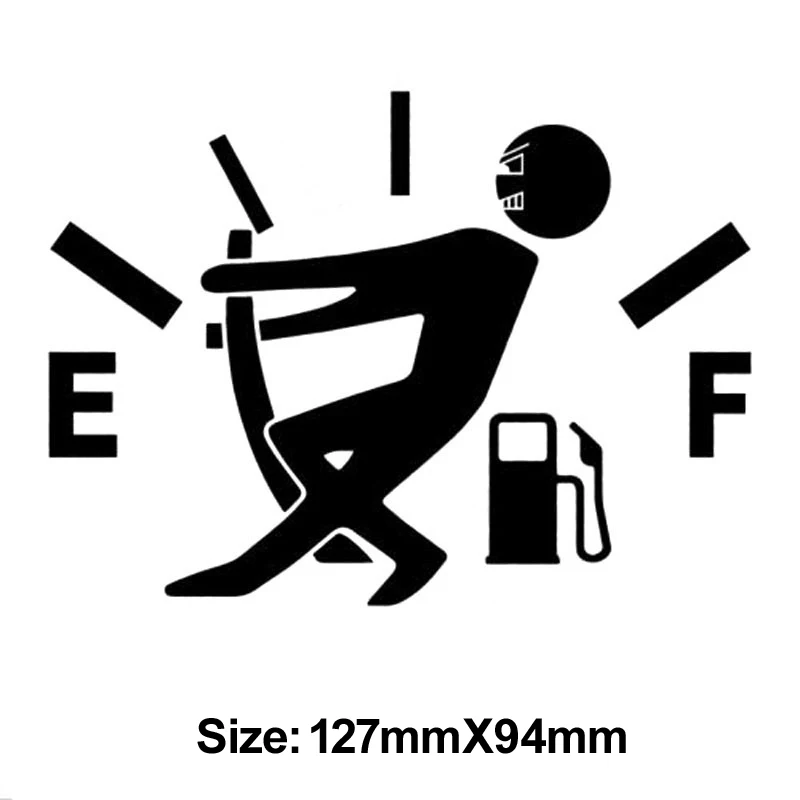 Universal Funny Car Sticker Pull Fuel Tank Pointer Car Styling Stickers To Full Hellaflush Reflective Vinyl Car Sticker Decal (4)