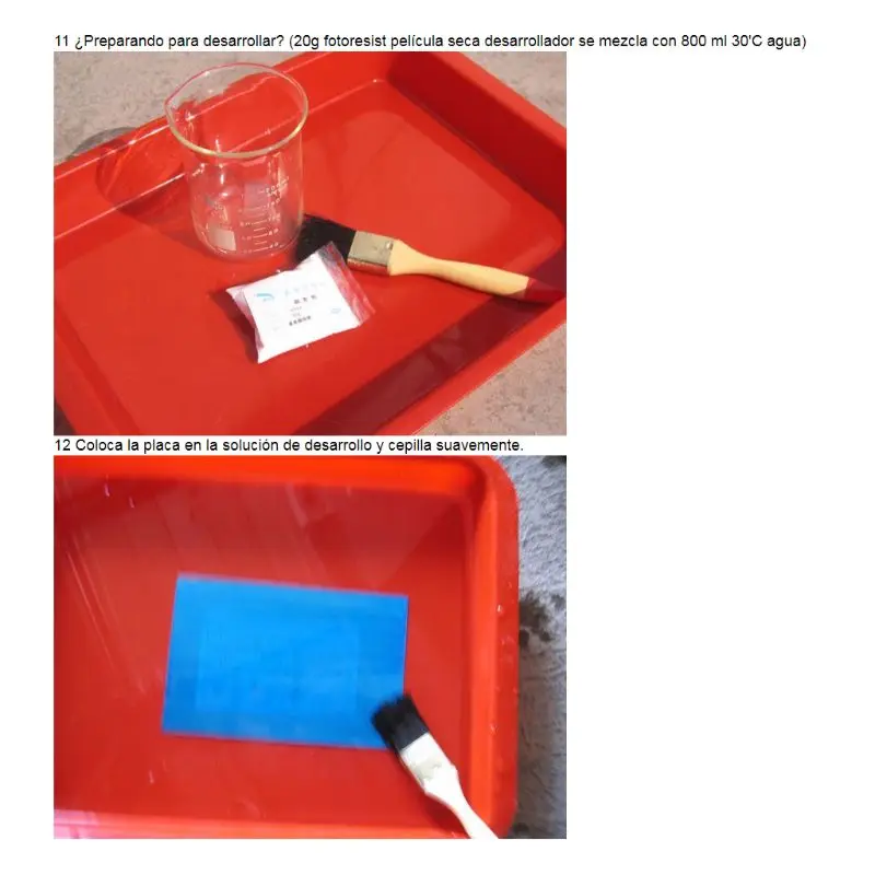 Photoresist анти-травление синие чернила краски для DIY PCB сухая пленка Замена 100 г