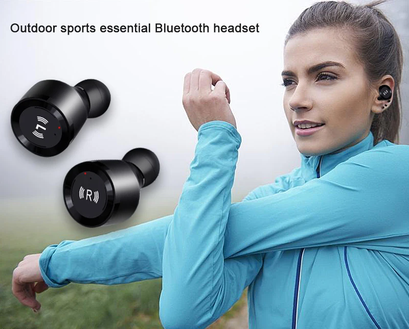 XLSTO Wireless Bluetooth 5.0 Earphone IPX7 Waterproof Headset Stereo mini Earbuds With Charging Box Micro handsfree Earphones (22)