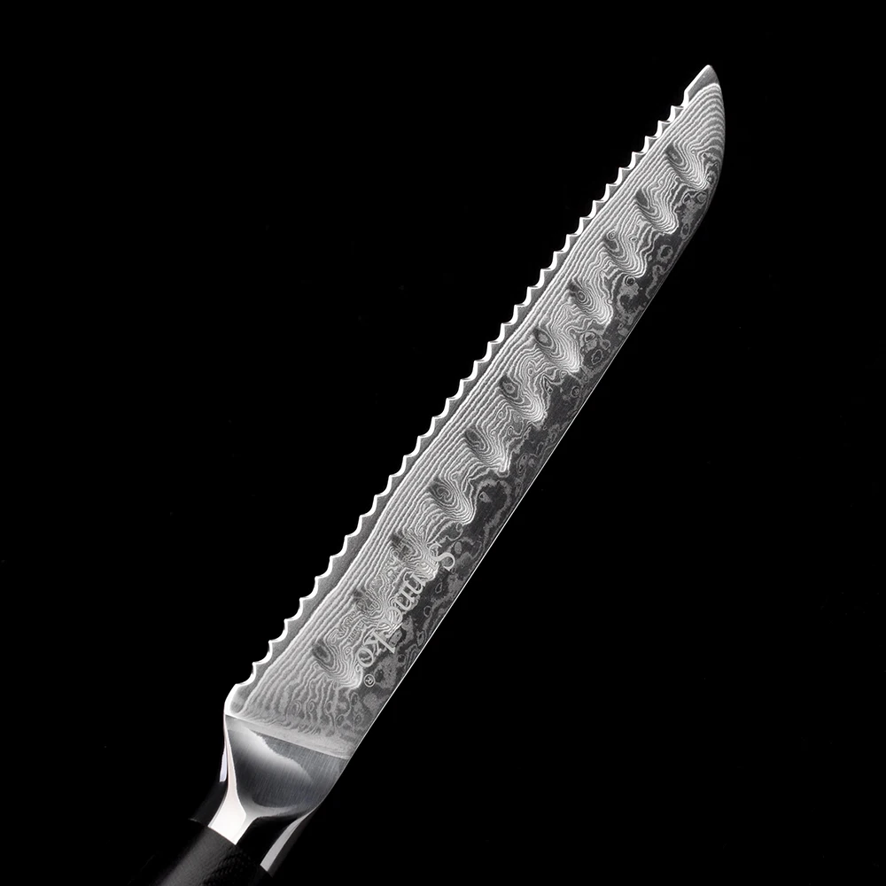 SUNNECKO 5 шт. набор кухонных ножей Santoku ножи для чистки овощей и фруктов Дамасская сталь японский резак инструмент G10 ручка нож шеф-повара