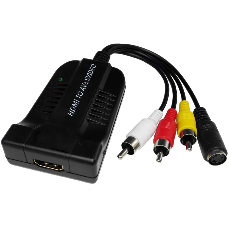1080 P HDMI-MAle RCA Аудио Видео AV CVBS Vedio переходник конвертер адаптер для ТВ