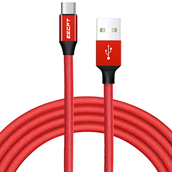 EECPT 3A Type C Quick Charger Cable for Xiaomi Mi 9 Redmi Note 7 Fast