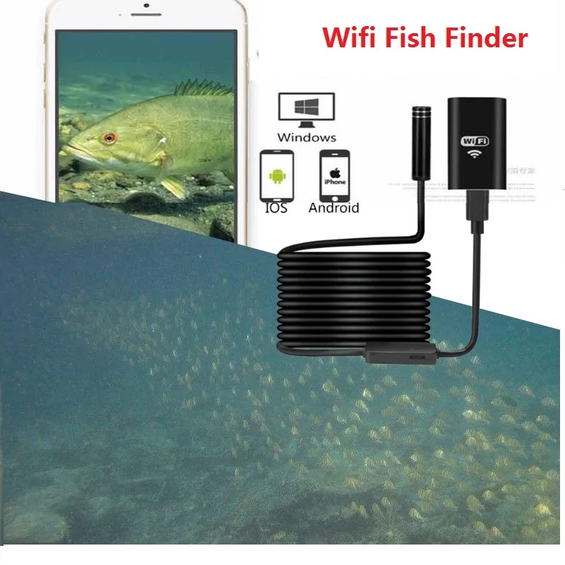 10m15m اللاسلكية WIFI صياد السمك HD للرؤية الليلية كاميرا ل الصيد كاميرا تحت الماء ل الذكية الروبوت iOS الهاتف