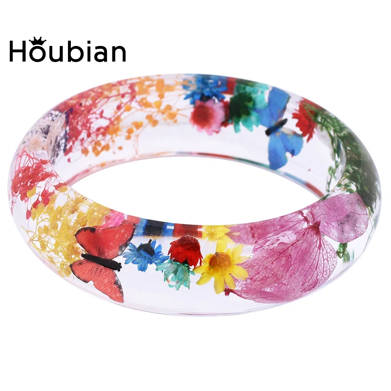 Houbian New Resin Dry Flower Bracelet White Satellites Small Daisy Bracelet White Satellites Small Daisy