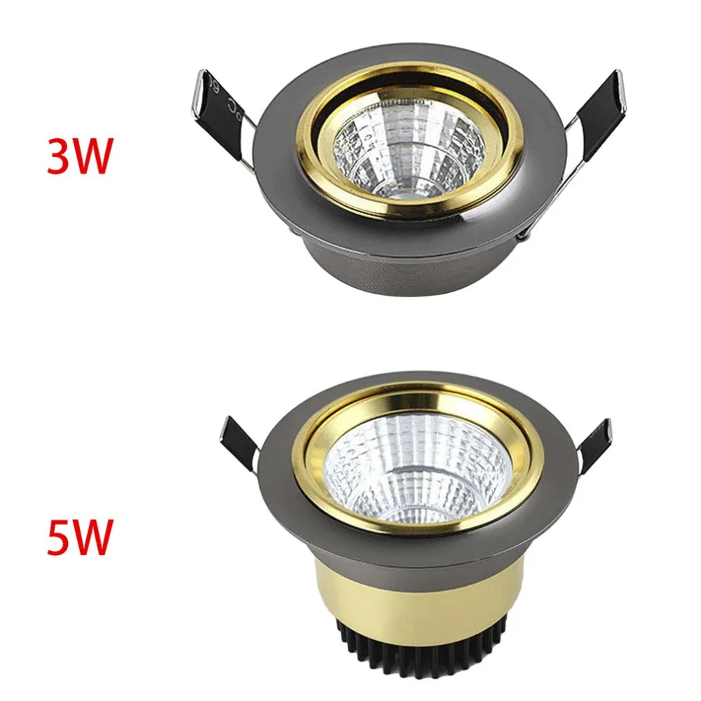 Светодио дный 3 Вт 5 Вт белый теплый белый COB светодиодный потолочный светильник отель Bull Eye лампа прожектор