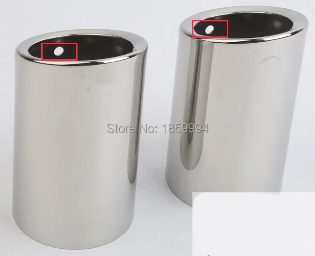 high quality Stainless Steel  Car Rear Tail Throat matte Trim For 2016 2017 2018 2019 VW Tiguan MK2