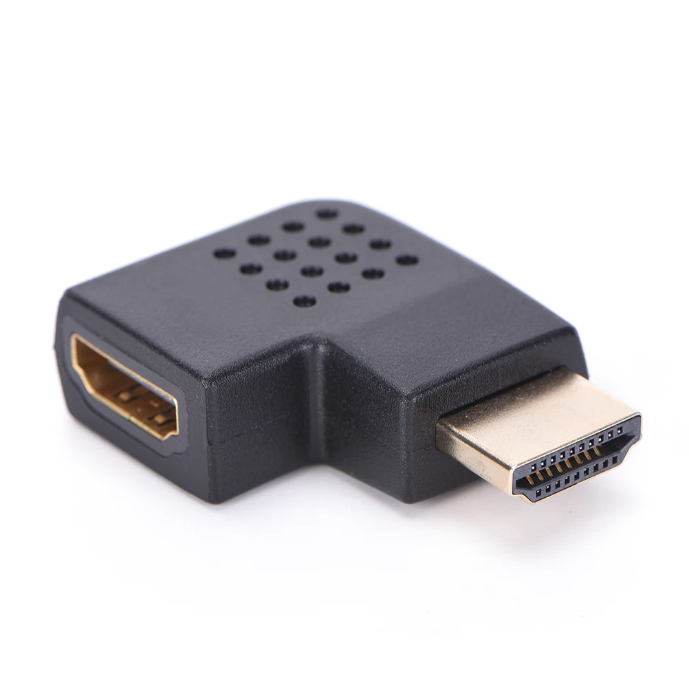 Новый 1080P левый угол 90 градусов папа к женскому HDMI HDTV адаптер конвертер