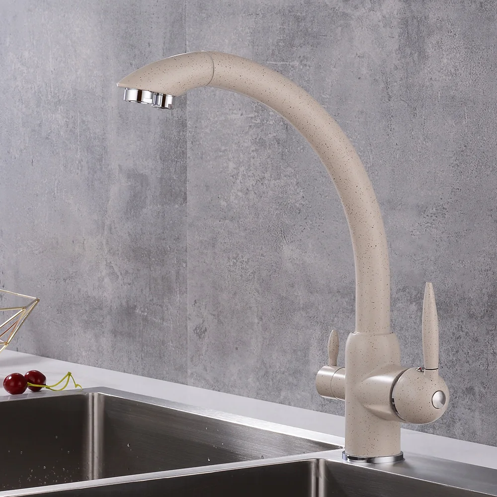  Sink Faucet Kitchen Mixer Tap 360 Swivel Deck Mounted Chrome Kitchen Faucets Black Taps Cold and Ho - 33043382985
