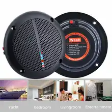 2 шт. потолочный динамик Водонепроницаемый морской вещания кухня ванная водостойкий общий фон Музыка Громкий динамик для дома