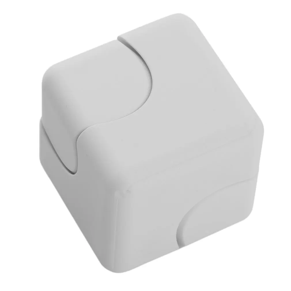 OCDAY модный квадратный палец кубик-Спиннер ручной Спиннер детские игрушки для взрослых антистресс Развивающие игрушки для СДВГ подарки 2 цвета - Цвет: Белый