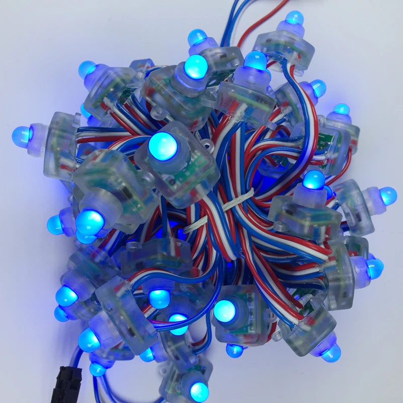 Высококачественная диффузионная цифровая RGB светодиодная Пиксельная гирлянда