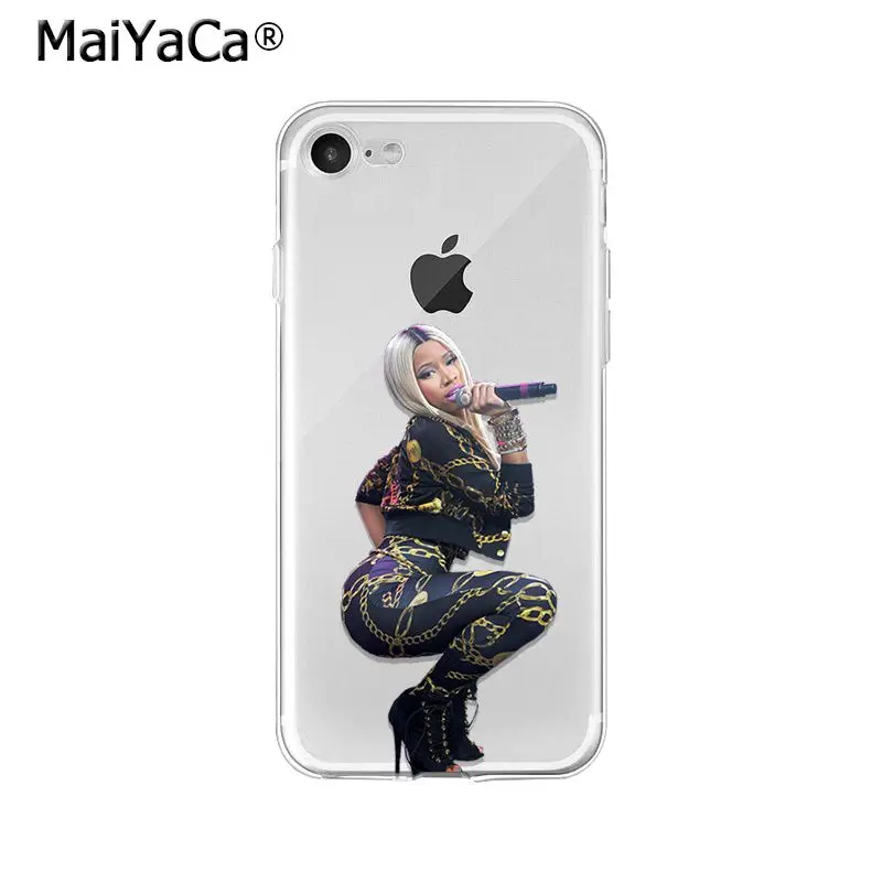 MaiYaCa Рэппер Nicki Minaj мягкий чехол для телефона из ТПУ для iPhone X XS MAX 6 6S 7 7plus 8 8Plus 5 5S XR - Цвет: A16