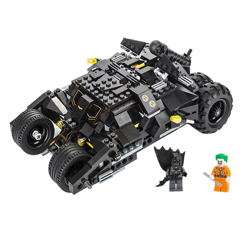 

7105 Super Heroes Batman Tumbler Car Batmobile Tank Model Building Blocks Enlighten Figure Toys For Children Christmas Gift