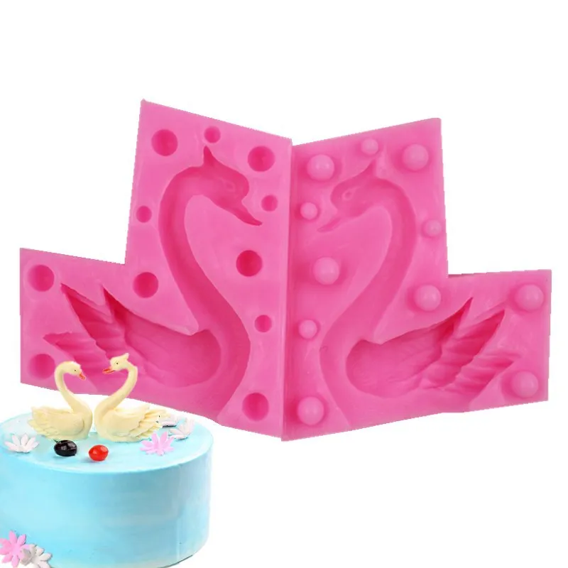 Новый sugarcraft Инструменты для помадки 3D анинальный Лебедь инструменты украшения