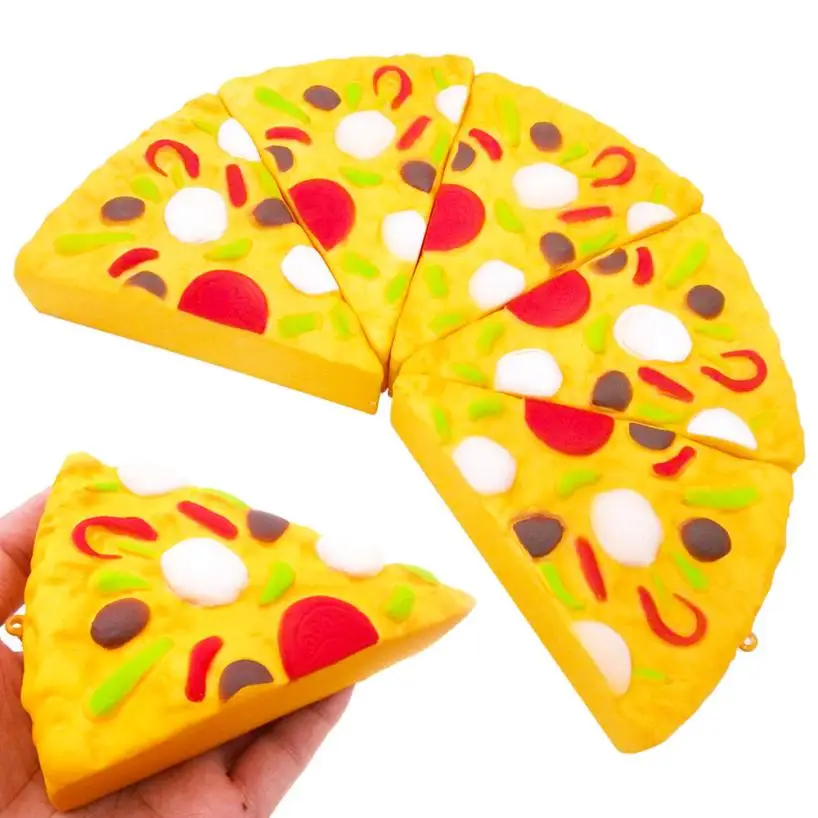 Мини крем Yummy piza Squishy медленно восстанавливающийся Ароматизированная подвеска