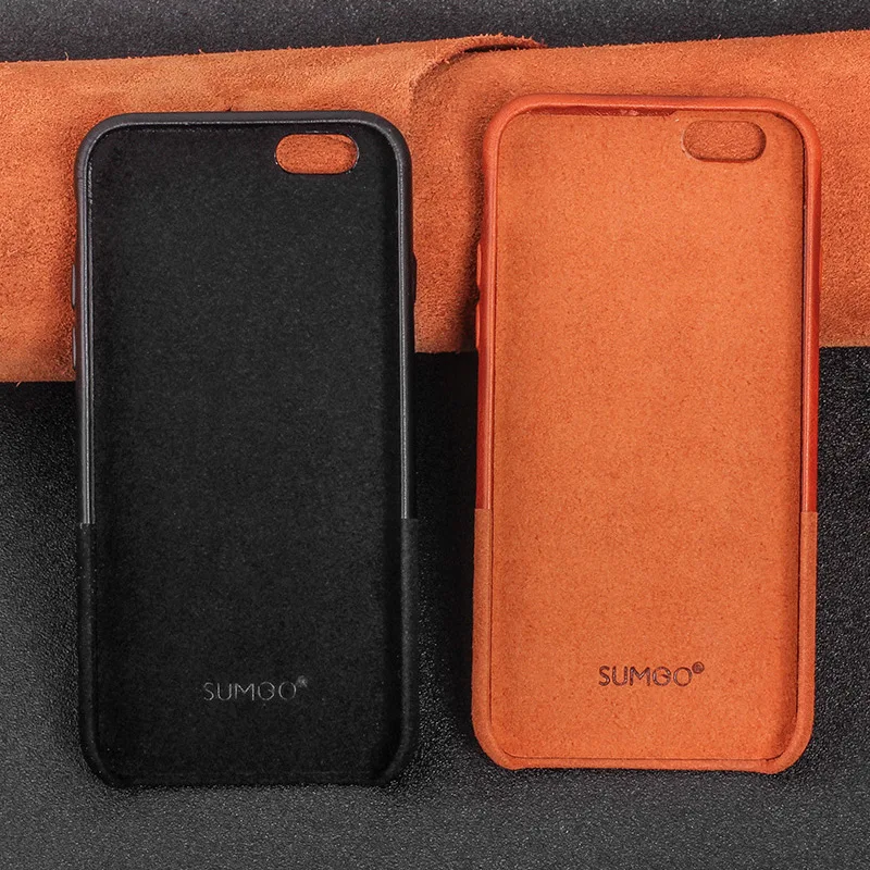Для Apple Iphone 6 6 S 7 8 Plus Роскошный деловой Ультратонкий чехол из натуральной кожи+ PC матовый чехол для Iphone 6 7 Iphone8 Plus