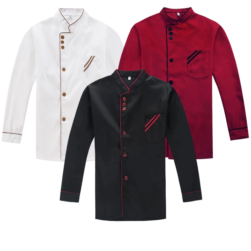 Misemiya Uniforme Chef Vestes Monsieur Manches Longues Ref.842B