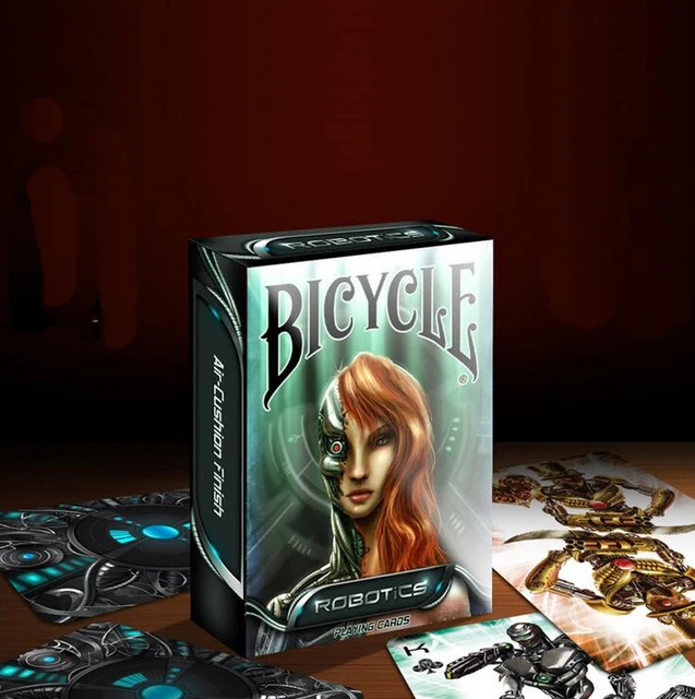 Cheap Bicycle Robitics Playing Cards Limited Edition Deck by Dan and Dave Magic Tricks 