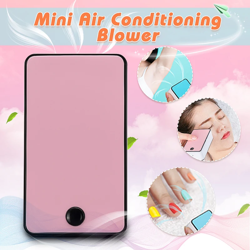 

5 Colors USB Charging Air Conditioning Fan Air Cooler Blower Portable Small Air Conditioning Appliance Hand Held Personal Fan
