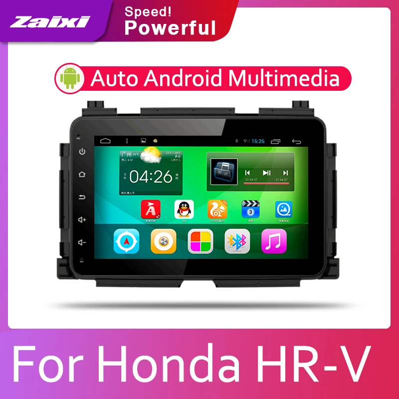 

ZaiXi Android 2 Din Car radio Multimedia Video Player auto Stereo GPS MAP For Honda HR-V 2013~2019 Media Navi Navigation