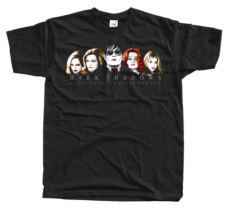 

Dark Shadows V9 Movie Poster T Shirt Black Navy All Sizes S To 4Xl Johnny Depp