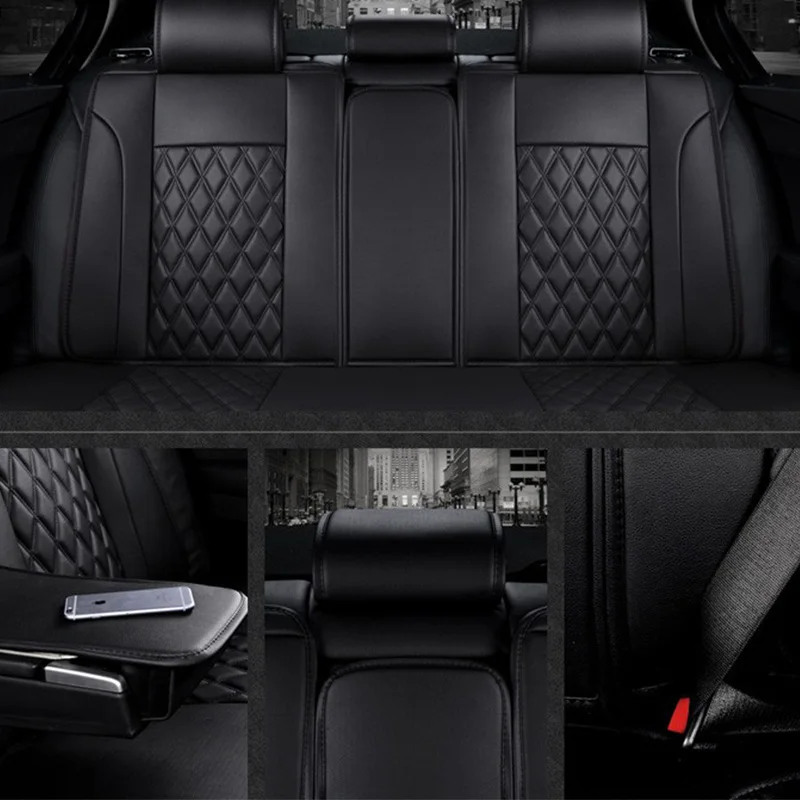 Чехол из мягкой кожи для передних и задних сидений volvo s40 s80 s60 V40 V60 XC60|leather seat covers|car