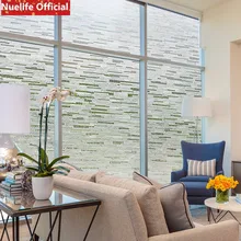 Геометрический деревянный узор без клея статическая анти-плесень анти-УФ стеклянная пленка офис торговый центр ванная комната гостиная спальня ПВХ пленка