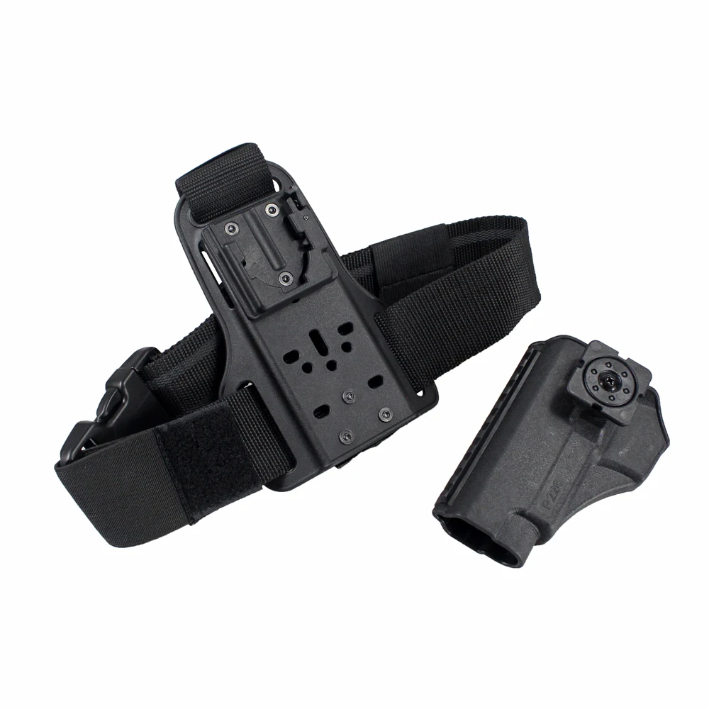 

Tactical Gun Holster Rotatable Holster with Drop Leg Platform Molle Clip Belt Loop for SIG SAUER P226 P229