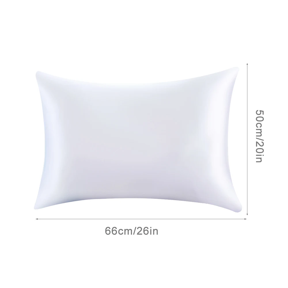 Прямоугольный Классический чехол для подушки из искусственного шелка, сатина, шармеза, мягкий чехол для подушки тутового цвета, Одноместный чехол для сиденья - Color: B