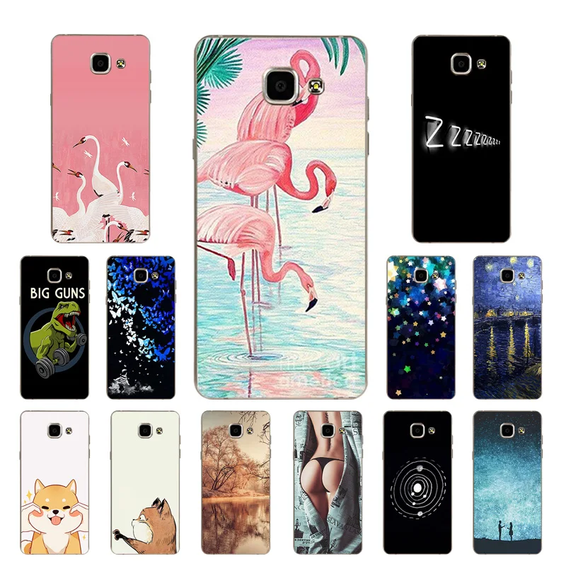 Чехол для Samsung Galaxy A7 2016 A710 A710F A7100 с принтом большого пистолета мягкий чехол из ТПУ |