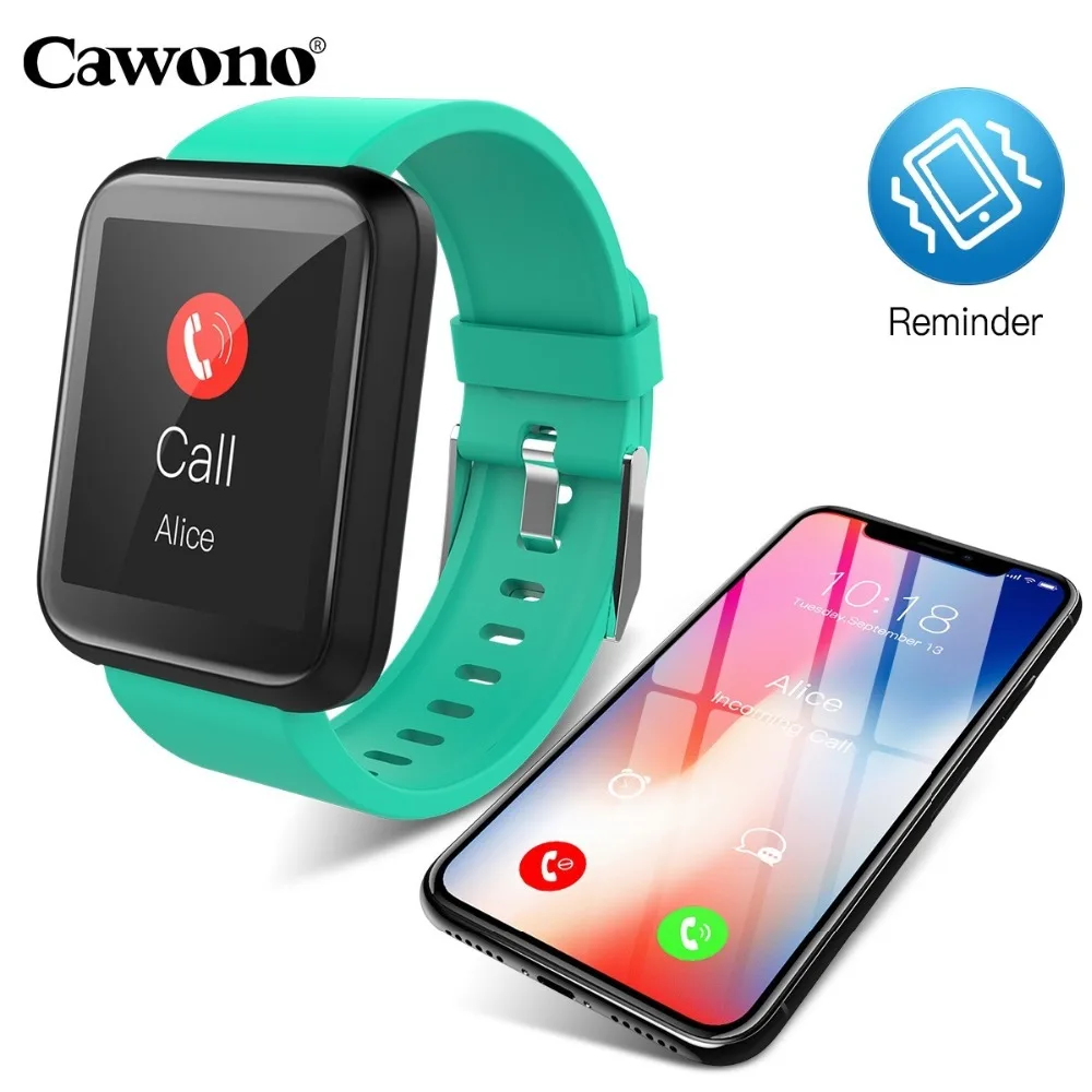 Cawono CW3 Smart Watch 1 3 дюймов крови Давление монитор сердечного ритма нажмите сообщение