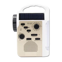 Многофункциональный Динамо AM/FM ручной Солнечный радио USB зарядное устройство для мобильного телефона светодиодный фонарь/фонарик Blutooth динамик
