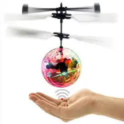 Красочный вертолет, летающий мяч Guesture Сенсор НЛО Новинка анти-стресс Drone встроенный USB зарядка флэш-светодиодный освещение игрушка для