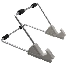 Стол складной регулируемый коврик Подставка для планшета держатель подходит для 7-14 дюймов ширина планшеты металлический сплав кронштейн держатели для ноутбуков