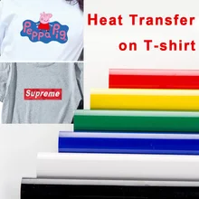 1" x40"/30 см x 100 см рулон теплопередачи vinly ПВХ пленка на футболку HTV печать