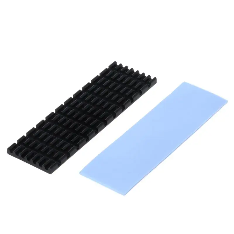 Black Heatsink Heat Dissipation Radiator M 2 NGFF Cooling Heat Sink Heat Thermal Pads for M 1