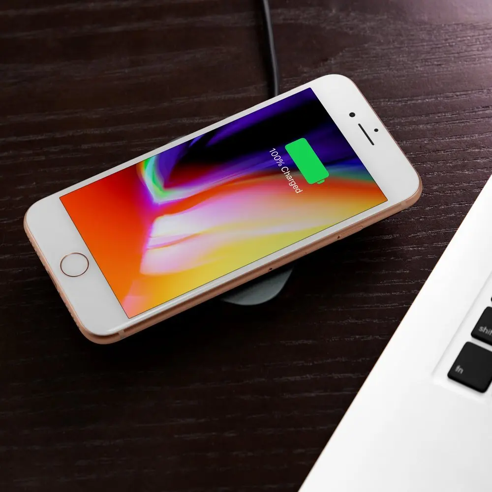 Оригинальные Spigen Essential F301W QI Беспроводной быстро Зарядное устройство Pad для IPhone X /8 /8 Plus /Galaxy S8 /S8+ /Note 8