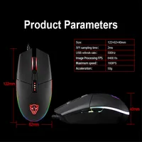 מחשב נייד V50 USB Motospeed עכברים מתכוונן עכבר אלחוטי 2000DPI מקלט אופטי עכבר מחשב 2.4GHz ארגונומי לעכבר מחשב נייד (5)