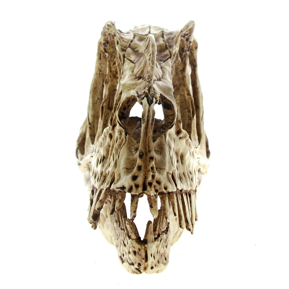 Высокоточная модель черепа сератозавра Рекс Динозавр смоляная модель черепа Коллекционная модель Фигурка аквариума Украшение Декор