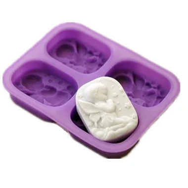 Cartoon handmade soap silicone mold baking DIY chocolate soap mould