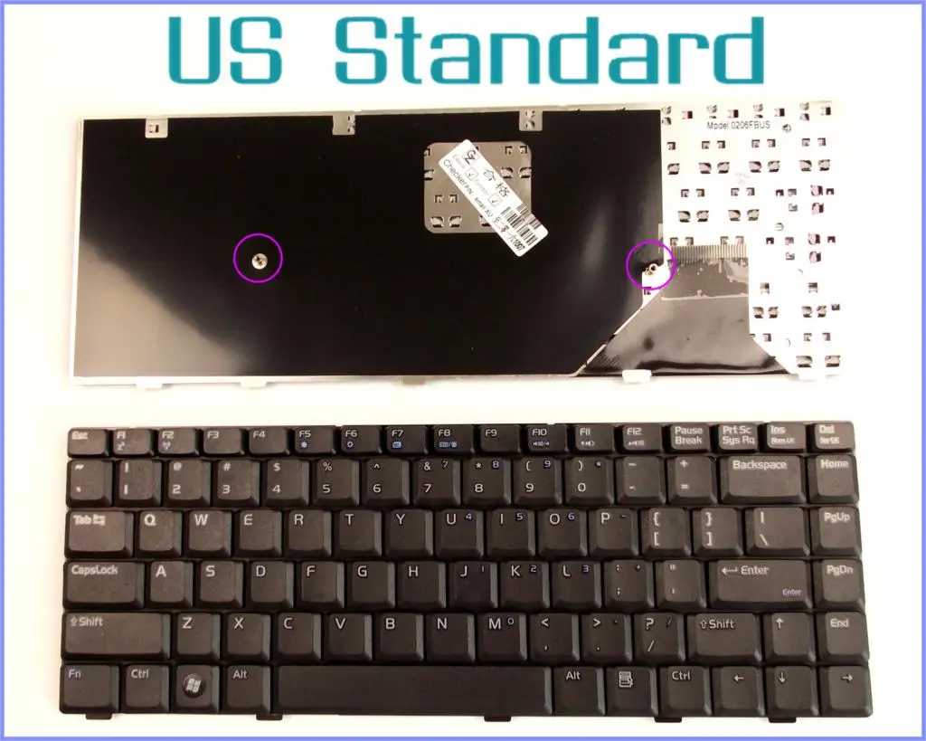 US English Version Keyboard for ASUS F81CE F8S F8P N80C N80 N80V N81 N81V W3H00A 04GNCB2KUS14 F8D F8DC Laptop | Компьютеры и офис