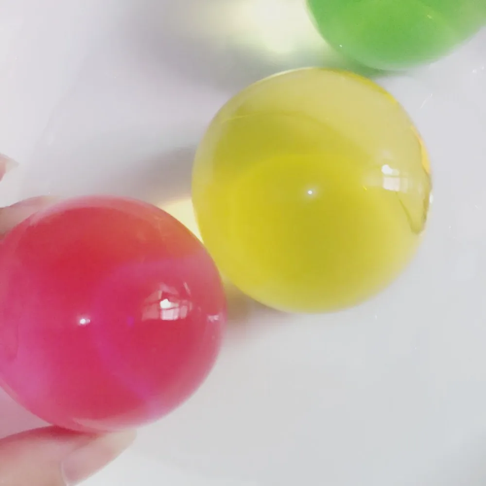 50 шт. большие сумасшедшие шарики для выращивания воды Волшебные водяные бусины Разноцветные желе гель для детей игрушки