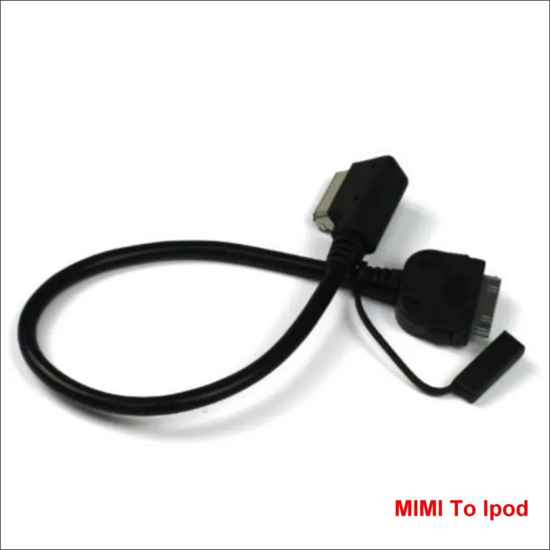 AMI MMI MDI к USB RCA AUX порт Соединительный Кабель-адаптер провода для Skoda Superb Octavia Fabia/для iPhone для iPod - Название цвета: Ipod