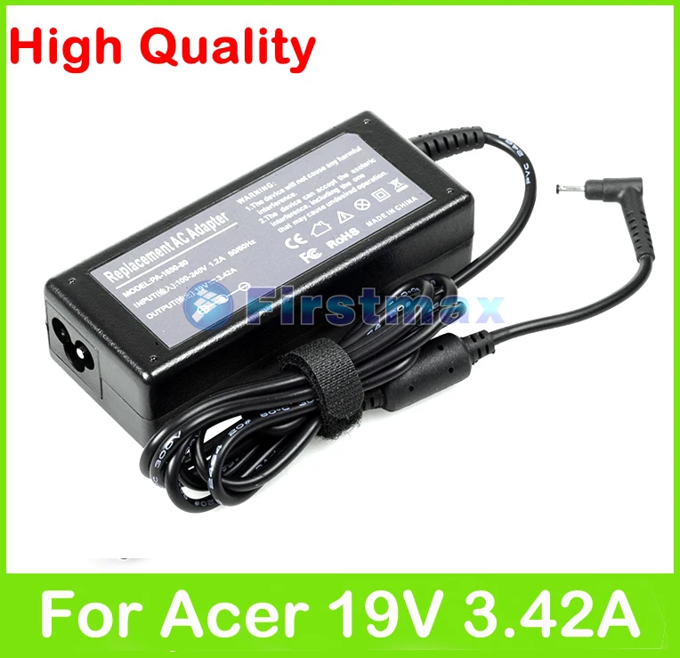 65W 19V 3.42A AC power adapter supply for Acer Aspire Switch 11 SW5-171 V3-331 371 Chromebook 11 C730 CB3-111 13 C810 charger